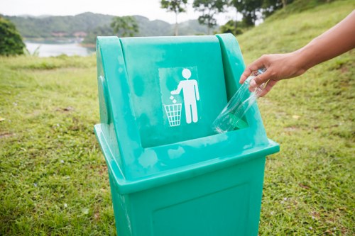 Recycling facilities processing construction waste